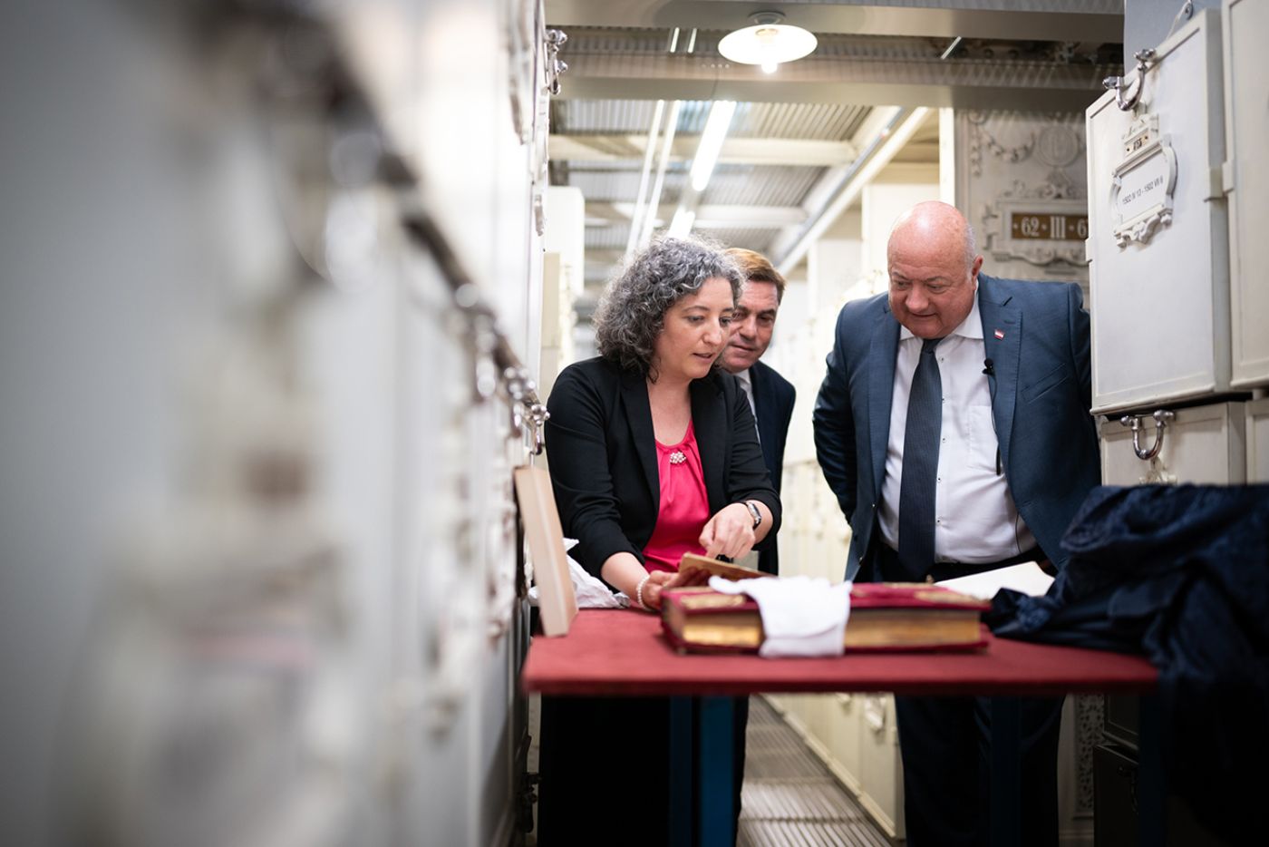 Kathrin Kininger, Helmut Wohnout und Christian Stocker
