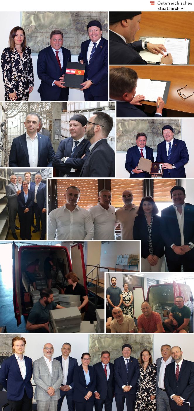Collage Rückgabe Archivalien
