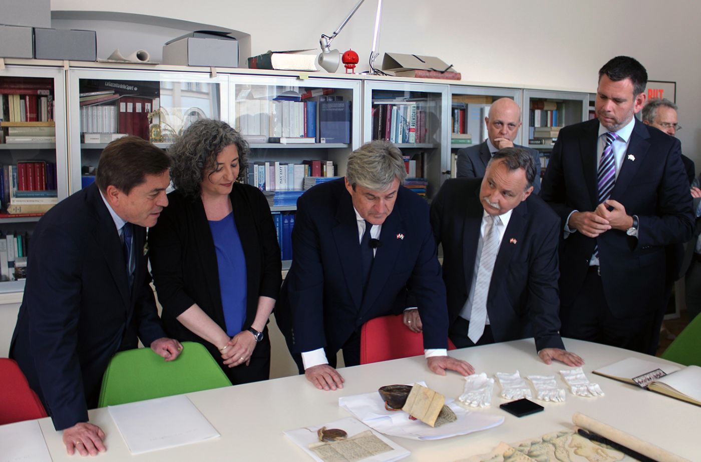 100 Jahre Badener Archivabkommen: hoher Besuch aus Budapest im Staatsarchiv