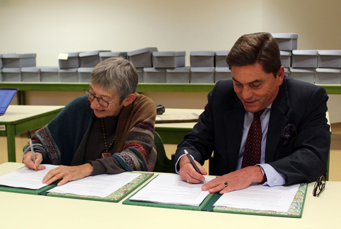 Monica Peto und Helmut Wohnout