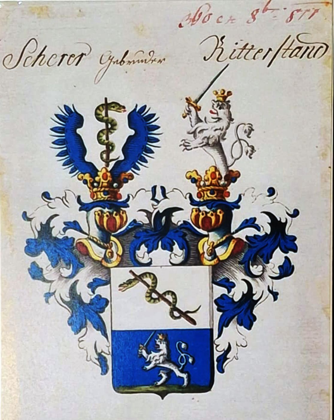 Entwurf des Wappens