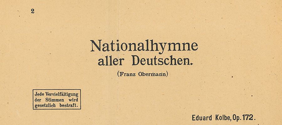 Nationalhymne aller Deutschen