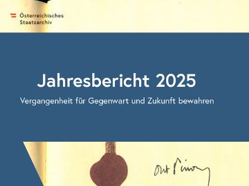 Jahresbericht des Staatsarchivs 2025