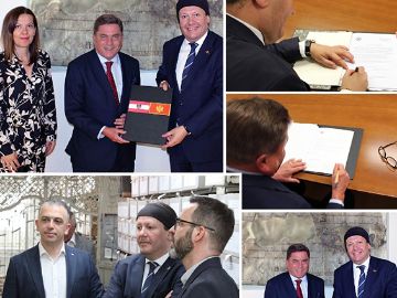 Unterschrift zwischen dem montenegrinischen und dem österreichischen Staatsarchiv