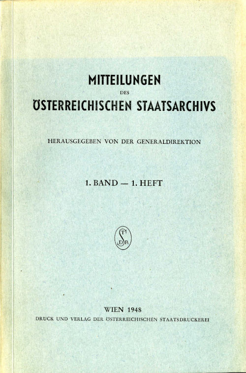 Cover MÖStA Band 1