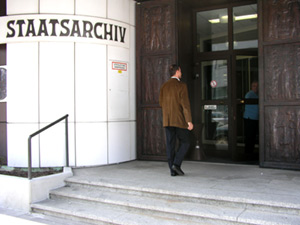 Eingangsbereich des Österreichischen Staatsarchivs