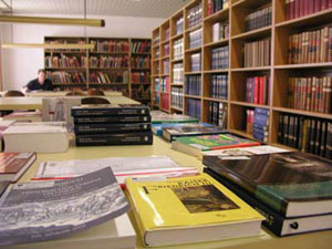 Lesesaal der Bibliothek