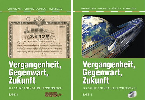 Cover Vergangenheit, Gegenwart, Zukunft. 175 Jahre Eisenbahn in Österreich