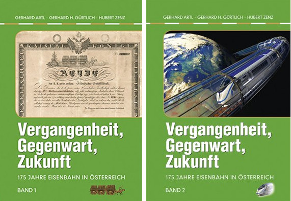 Cover Vergangenheit, Gegenwart, Zukunft. 175 Jahre Eisenbahn in Österreich 