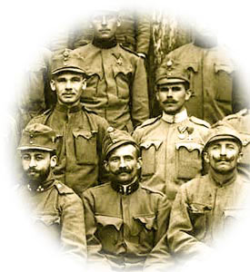 Gruppenfoto aus dem Ersten Weltkrieg